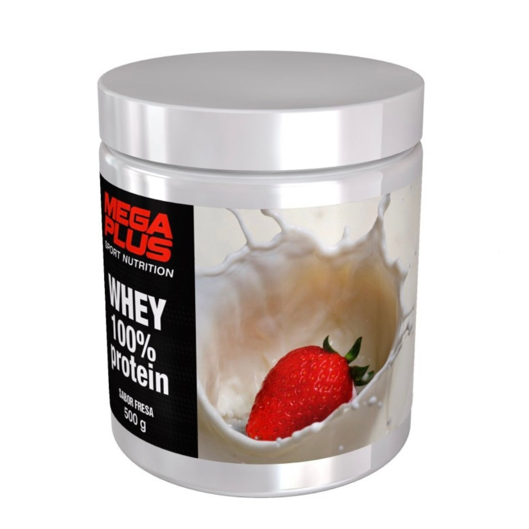 Whey 100% protein chocolate con leche 500gr MEGA PLUS