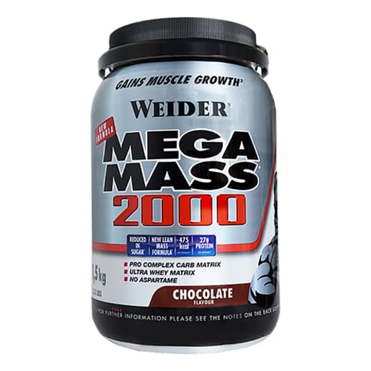 Mega mass 2000 vainilla 1,5kg WEIDER