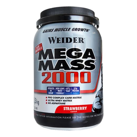 Mega mass 2000 vainilla 1,5kg WEIDER