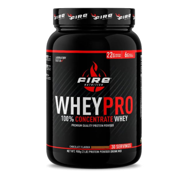 WheyPro concentrate chocolate 908gr FIRE NUTRITION