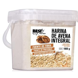 Harina de avena integral cookies 1900gr BEST PROTEIN